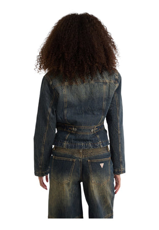 GUESS ORIGINALS Giacca in jeans con pelliccia sintetica Donna Guess Originals da donna