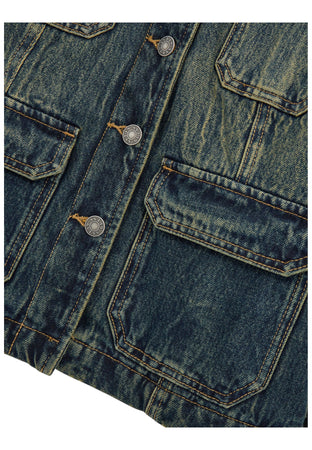 GUESS ORIGINALS Giacca in jeans con pelliccia sintetica Donna Guess Originals da donna