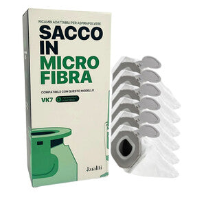 Ricambio Folletto Sacco In Microfibra Vk7 Pz.6- 1,0 Confezione