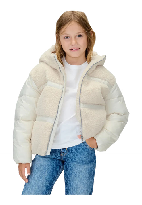 calvin klein Giubbino giacca imbottita lucida teddy Bambina Calvin Klein da bambino