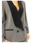 DIXIE Tailleur Donna revers in velluto da donna