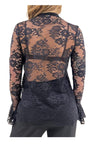 DIXIE Camicia Donna rouches in pizzo da donna