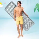 Materassino 18 Buchi Grey Cm.188X71 Peso Kg.1,35 (58894) Intex