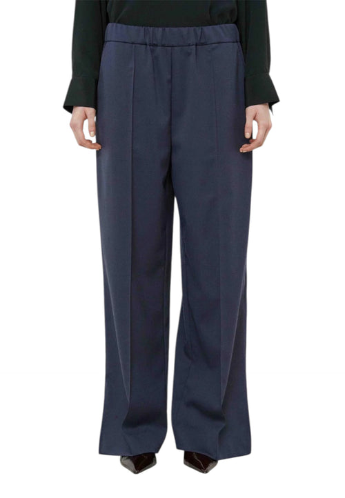MEIMEIJ Pantalone a palazzo Donna con elastico da donna