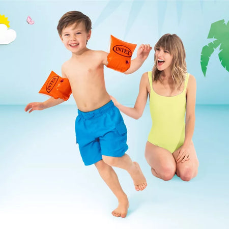 Braccioli Gonfiabili Deluxe 3-6 Anni- - Cm.23X15 - Peso Kg.0,14 (58642) - 6 Pezzi Intex