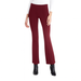 GOA GOA Goa Goa leggings a campana bottom up modello Kalinda colore bordeaux con vita alta ed elastico in vita da donna