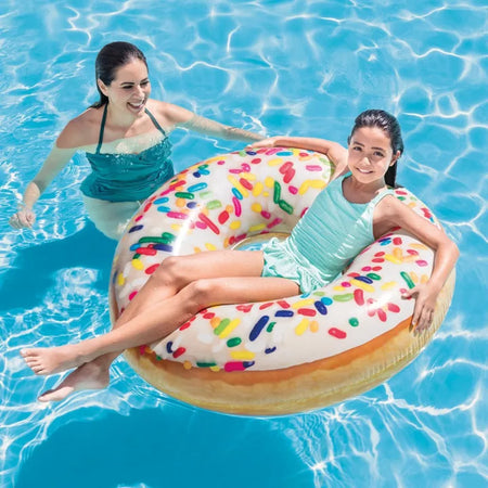 Salvagente Gonfiabile Ciambella Donut Con Zuccherini +9 Anni Cm.114 Peso Kg.0,68 (56263) Intex