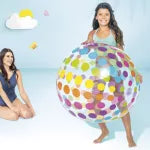 Pallone Gonfiabile Jumbo Multicolore +3 Anni Ø Cm.107 Peso Kg.0,49 (59065) Intex