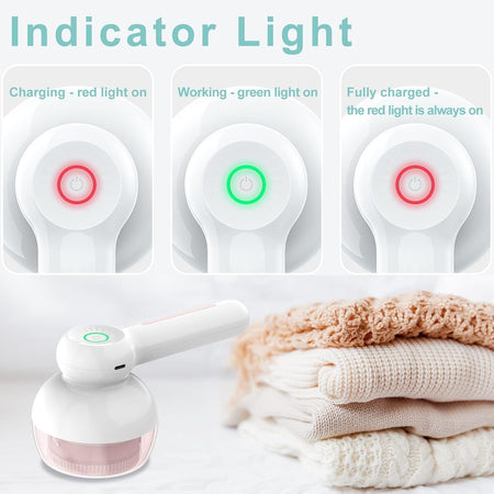 Levapelucchi Rasoio Elettrico per Tessuti Rimuovi Pelucchi per Vestiti GBARAN