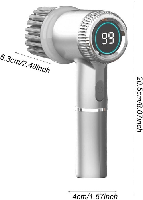 Spazzola rotante per la pulizia 5 spazzole per la pulizia sostituibili senza fil