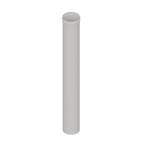 Elemento Diritto In Acciaio Aisi 304L Mt 1 Per Cappe- Diam. 140 Bianco- Dk- Pezzi 1