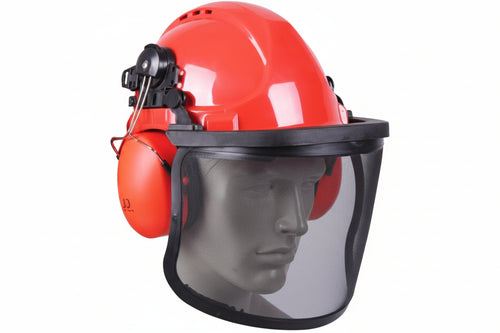 Elmetto Protettivo Con Cuffie E Visiera - 1 Pezzi