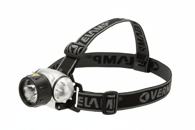 Torcia Frontale A Led Ih510.Dl- - 1W - 40 Lumen - Mm.43X93X43H - 6 Pezzi Velamp