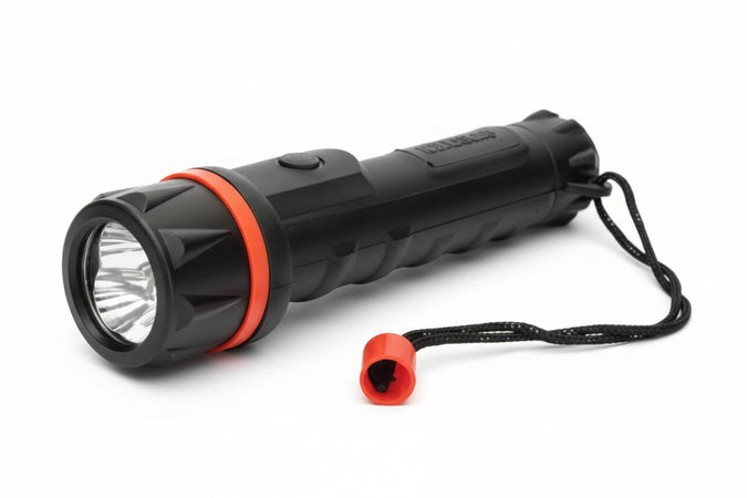 Torcia A Led Rubber Irub1Led- - 0,2W - 12 Lumen - Mm.150X42X42H - 12 Pezzi Velamp