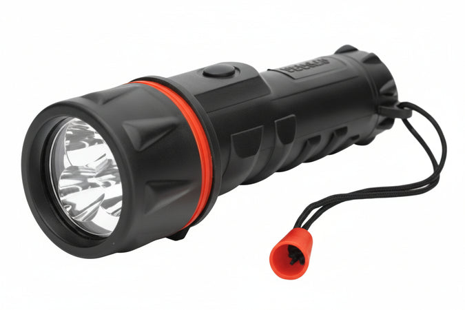 Torcia A Led Rubber Irub2Led- - 0,2W - 12 Lumen - Mm.205X73X73H - 12 Pezzi Velamp