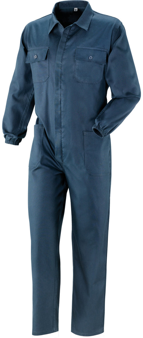 Tuta Con Cerniera 100% Cotone Col. Blu Tg. 46