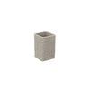 Porta Spazzolino Bagno In Poliresina Beige Effetto Pietra Linea Sabbia Feridras