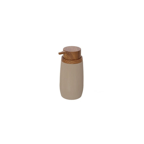 Dispenser Sapone Beige Linea London In Plastica Ps E Abs Design Moderno Feridras