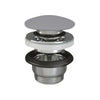 Piletta Lavabo Click Clack Feeling Senza Troppo Pieno- Tappo Grigio Opaco- Rak- Pezzi 1