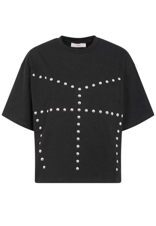 AKEP T-shirt mezza manica Donna con borchie da donna