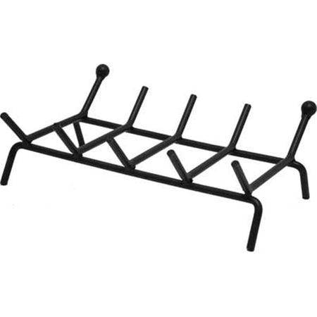 Brucialegna Con Sfera Per Camino 4 Barre, Cm 40X30X15H - Made In Italy