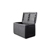 Baule Portatutto Cm 96 X 53 X H 57 - Grigio/Nero - Artplast