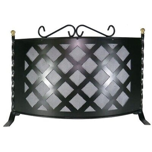 Parascintille Fisso Curvo 'Extra' Cm 70X55H - Made In Italy