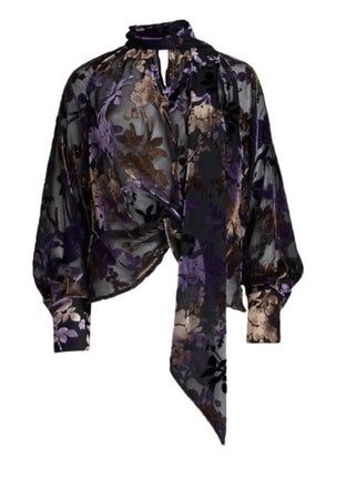 WEILI ZHENG BLUSA Donna Weili Zheng CON SCIARPETTA da donna