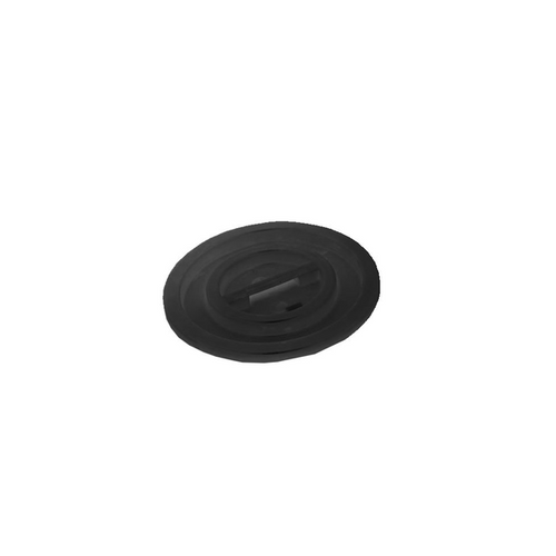 Coperchio Per Bidone Per Rifiuti Nero 50 Lt