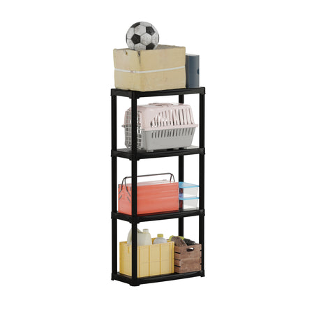 Scaffale In Plastica Cm 60 X 30 X H 133 - 4 Ripiani - Artplast