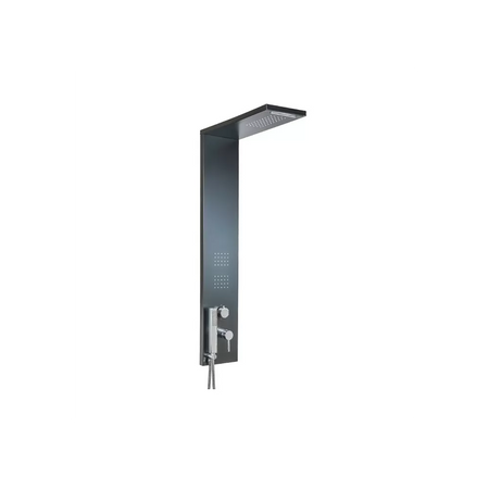 Parete Attrezzata Multifunzione Mod. Trend- Nero Opaco Matt- Metaf- Pezzi 1