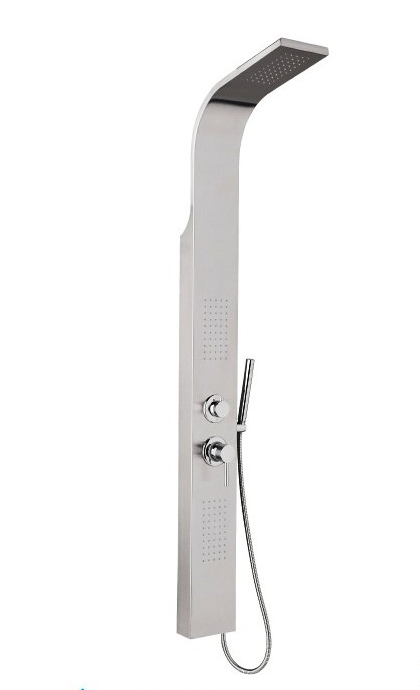 Parete Attrezzata Multifunzione Mod. Loira- Cromo Satinato- Metaf- Pezzi 1