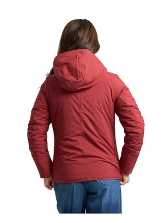 K-Way Giacca corta Donna K-way Lil soft touch Marmotta K71324W-B2C Red Syrah-Grey da donna