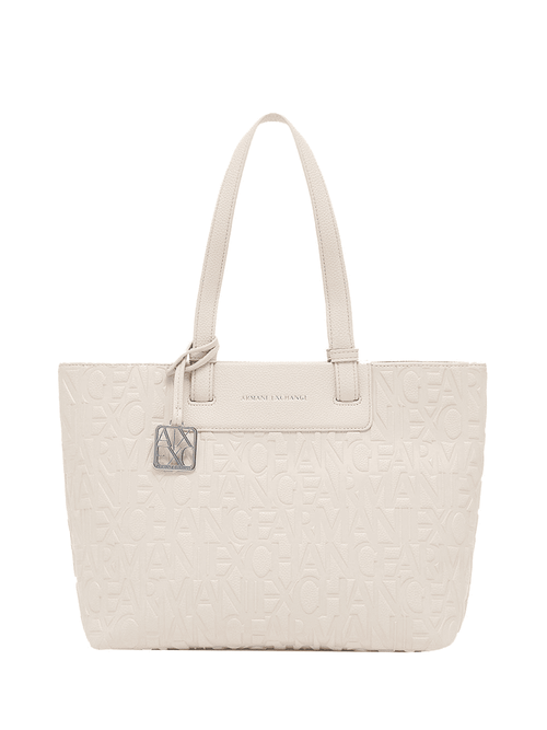 Armani Exchange SHOPPING BAG Donna armani exchange xw001481af15774-u1092 Beige da donna