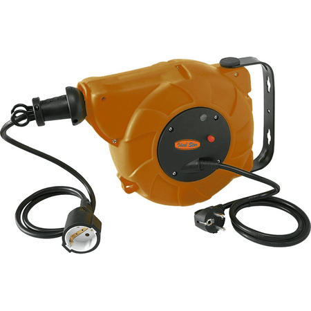 Avvolgicavo Elettrico Automatico Ideal Star A Molla 15 Mt (13+2) - Ideal Star