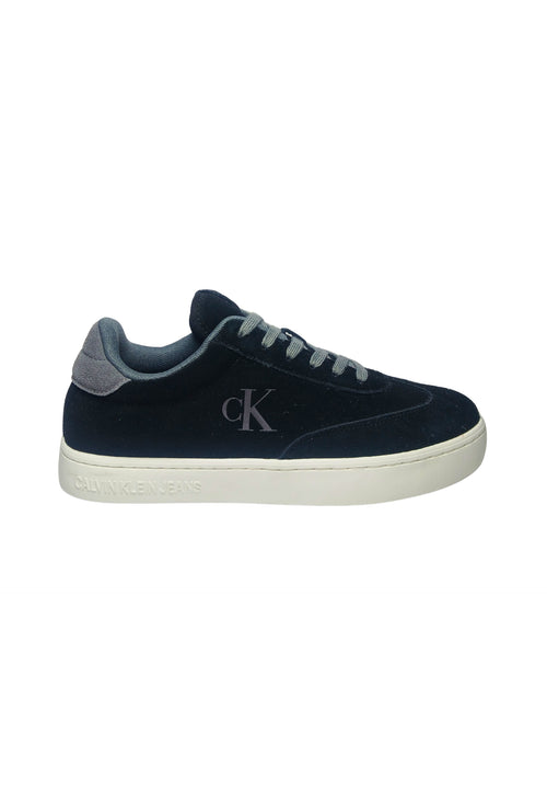 CALVIN KLEIN JEANS Scarpe Uomo Calvin Klein Jeans Sneakers basse, logo laterale, lacci grigio da uomo