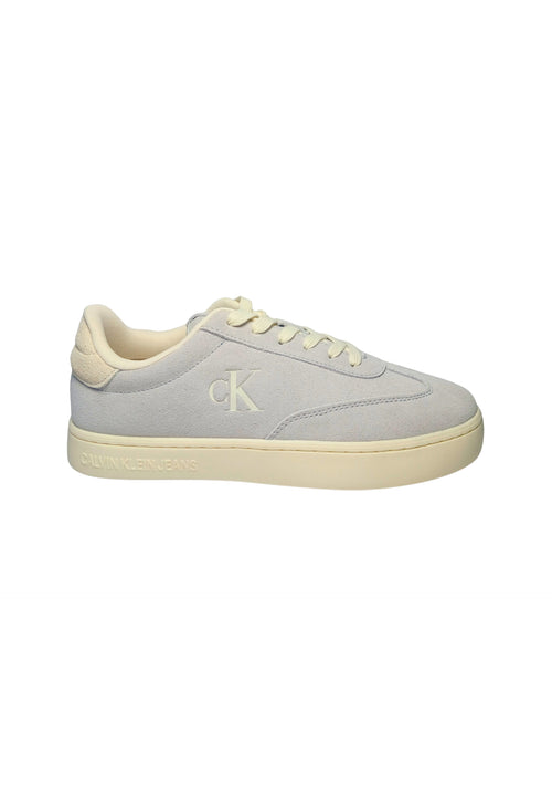 CALVIN KLEIN JEANS Scarpe Uomo Calvin Klein Jeans Sneakers basse, logo laterale, laccio bianco da uomo