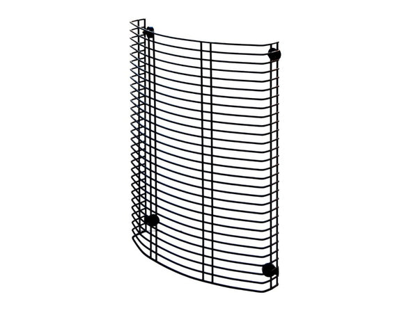 Griglia Salvaustioni Ovale 29,5X8X42,5 Cm Con Calamite Di Fissaggio Per Stufe A Pellet E Legna