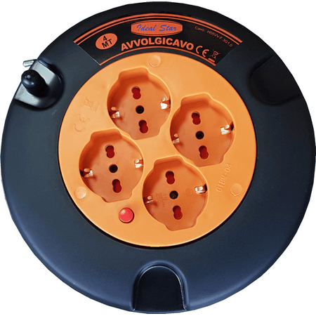 Avvolgicavo Domestico Ideal Star 4 Mt - Ideal Star