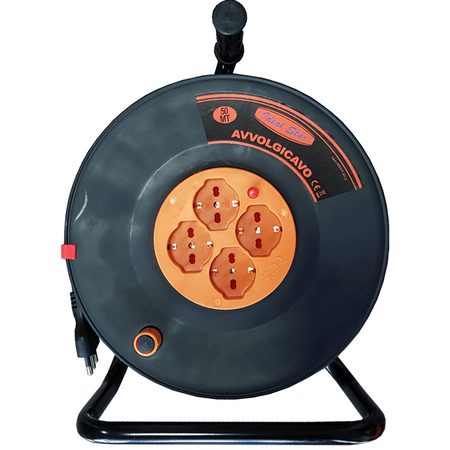 Avvolgicavo Elettrico Ideal Star Con Cavaletto 15 Mt - Ideal Star