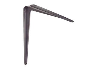 Mensola Nervata- - Mm.250X300 Colore Grigio - 20 Pezzi