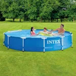 Intex Piscina Tonda Frame Telaio Portante Con Pompa Filtro Ø Cm. 366X76 H