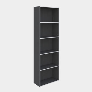Libreria 4 Ripiani 50X22,8X157,4 Cm Ardesia- 1,0 Pz
