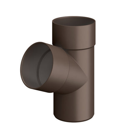 Braga Semplice 67Â°30 Per Tubo Pluviale- Diam. 80 Marrone- Edilp- Pezzi 1