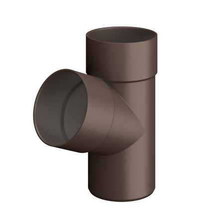 Braga Semplice 67Â°30 Per Tubo Pluviale- Diam. 80 Marrone- Edilp- Pezzi 1