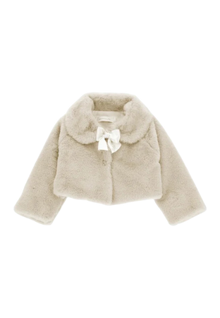 MONNALISA Ecopeliccia Bambina Monnalisa 73B100_2954_PANNA da bambino