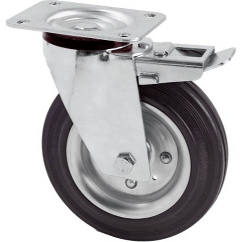 Ruota Industriale Girevole Ideal Star C/Freno 80 Mm - Portata 60 Kg - Ideal Star