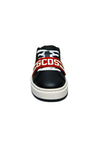 GCDS Scarpe Uomo Sneakers Band logo black-red da uomo