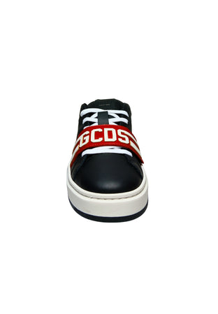 GCDS Scarpe Uomo Sneakers Band logo black-red da uomo