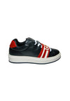 GCDS Scarpe Uomo Sneakers Band logo black-red da uomo